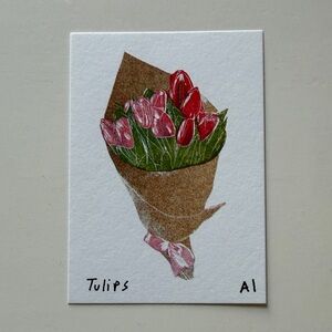 Ana Inciardi Mini Print, Tulips